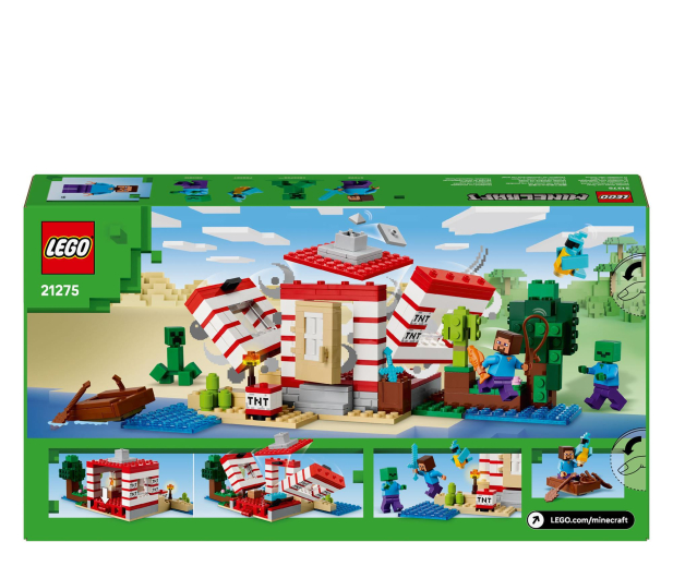 LEGO Minecraft 21275 Dom tnt w dżungli - 1331611 - zdjęcie 4